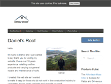 Tablet Screenshot of danielsroof.com